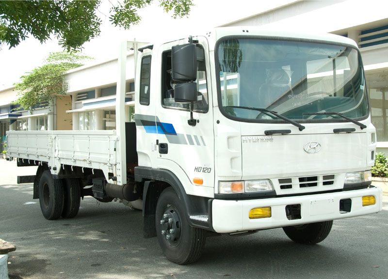 Xe tải hyundai 5t, Hyundai nhập khẩu 5t, hyundai hd120 5 tấn thùng dài 6m2, 7m4