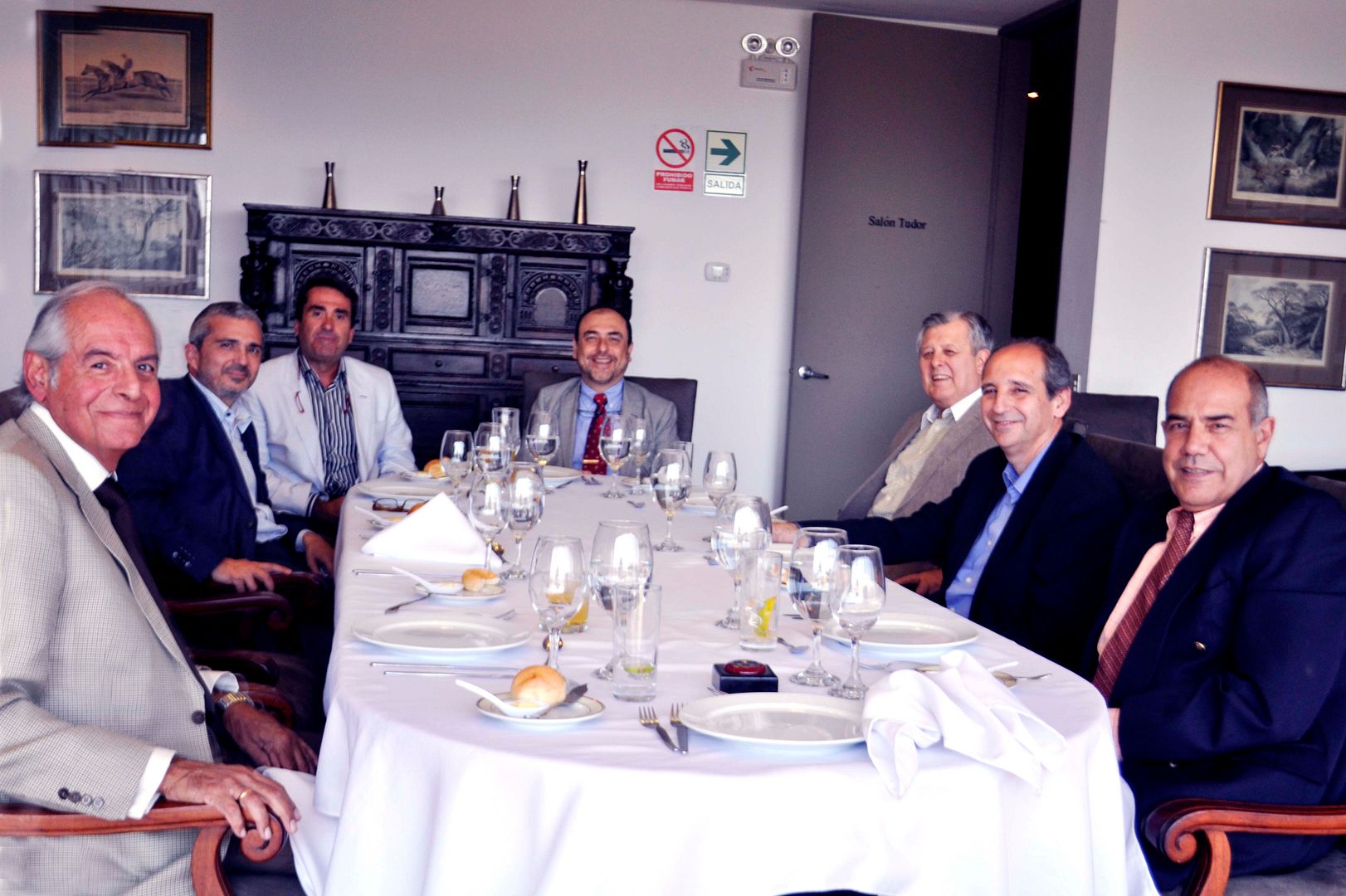 Carlos Iván Maldonado, Diego Vera Jurado, Carlos Campoy Pelaez, Percy Marquina Feldman, Embajador Oscar Maúrtua de Romaña, Manuel Camas Jimena y Jorge Benzaqueu. Centrum y la Universidad de Málaga