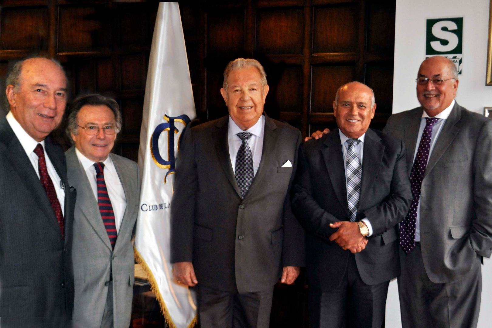 Manuel Pazos, Pablo Carriquiry, Julio A. Salazar, Fernando Otero y Javier de Izcue.