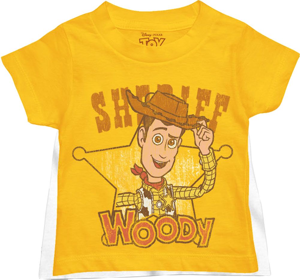 woody toy story yellow plaid shirt