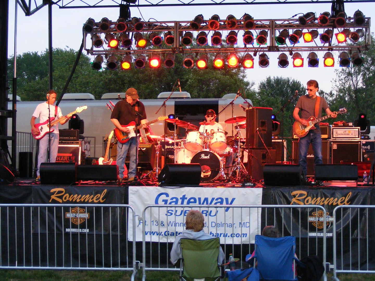 The Bonedaddies play at Pork in the Park, May 9, 2014.