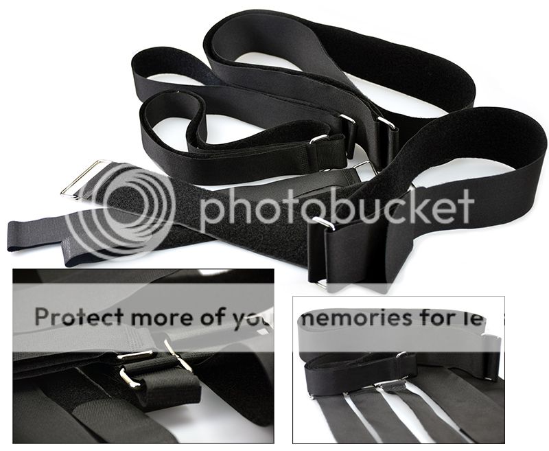 Alfatex® by Velcro® Brand Heavy Duty Metal Buckle Adjustable Velcro