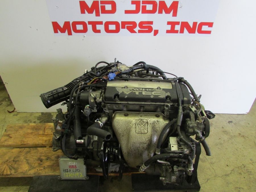 JDM Honda Prelude H22A DOHC vtec 2 2L Engine LSD Trans ECU Swap OBD2 97 01 LSD