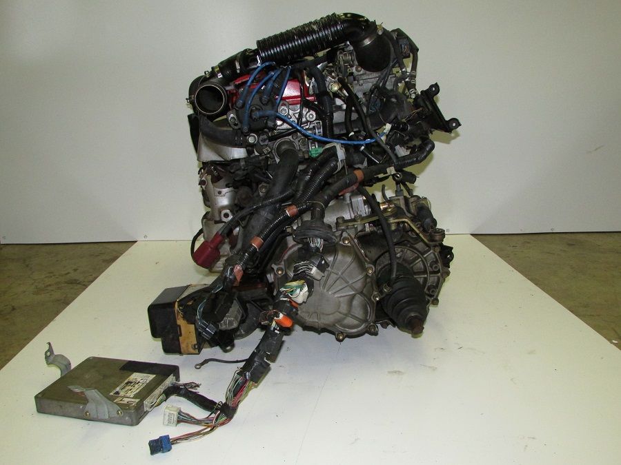 JDM Toyota Starlet 4E FTE Turbo Engine Tercel Paseo 4EFTE Motor Trans ECU Sensor