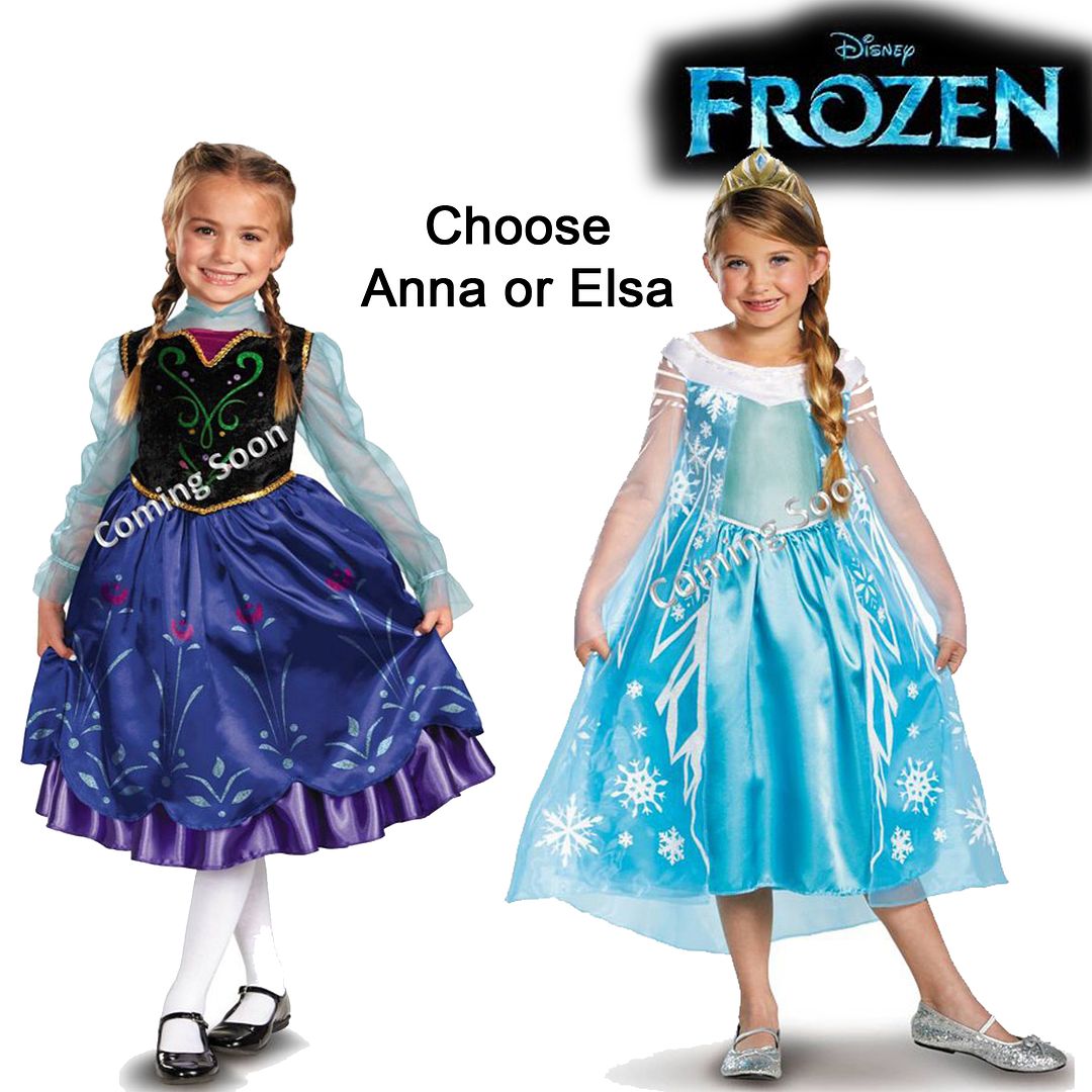 Child Toddler Movie Disney Pixar Frozen Princess Anna Queen Elsa Dress ...