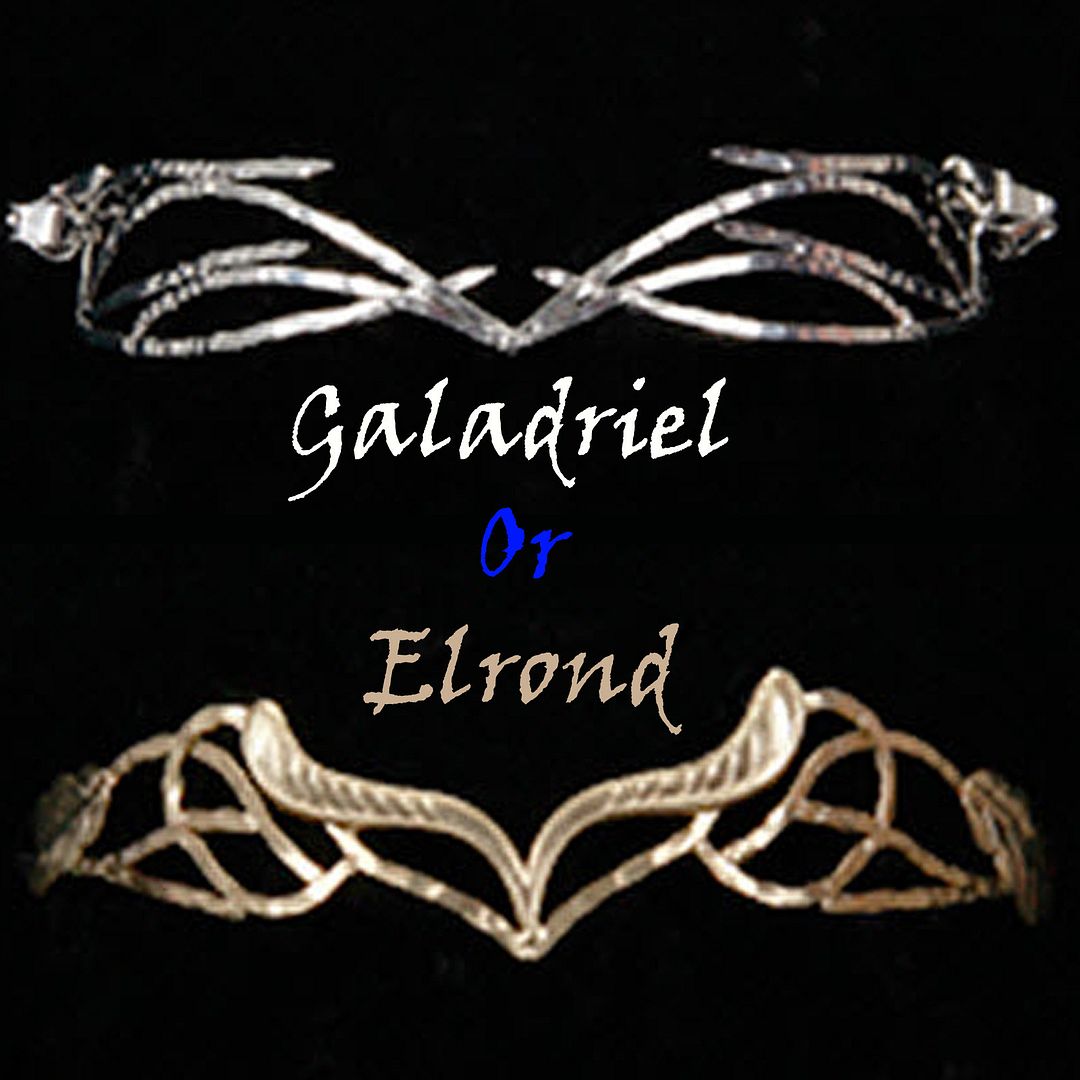 Choose Movie LOTR Hobbit Galadriel Elrond Crown Circlet Elven Elf Lord ...