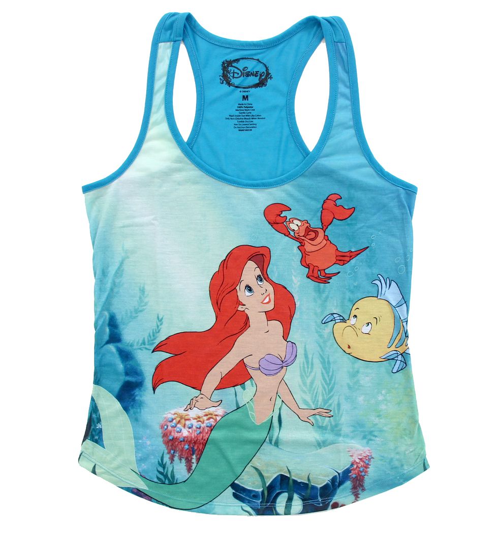 Juniors Disney Movie Vintage Little Mermaid Ariel Turquoise T-Shirt ...